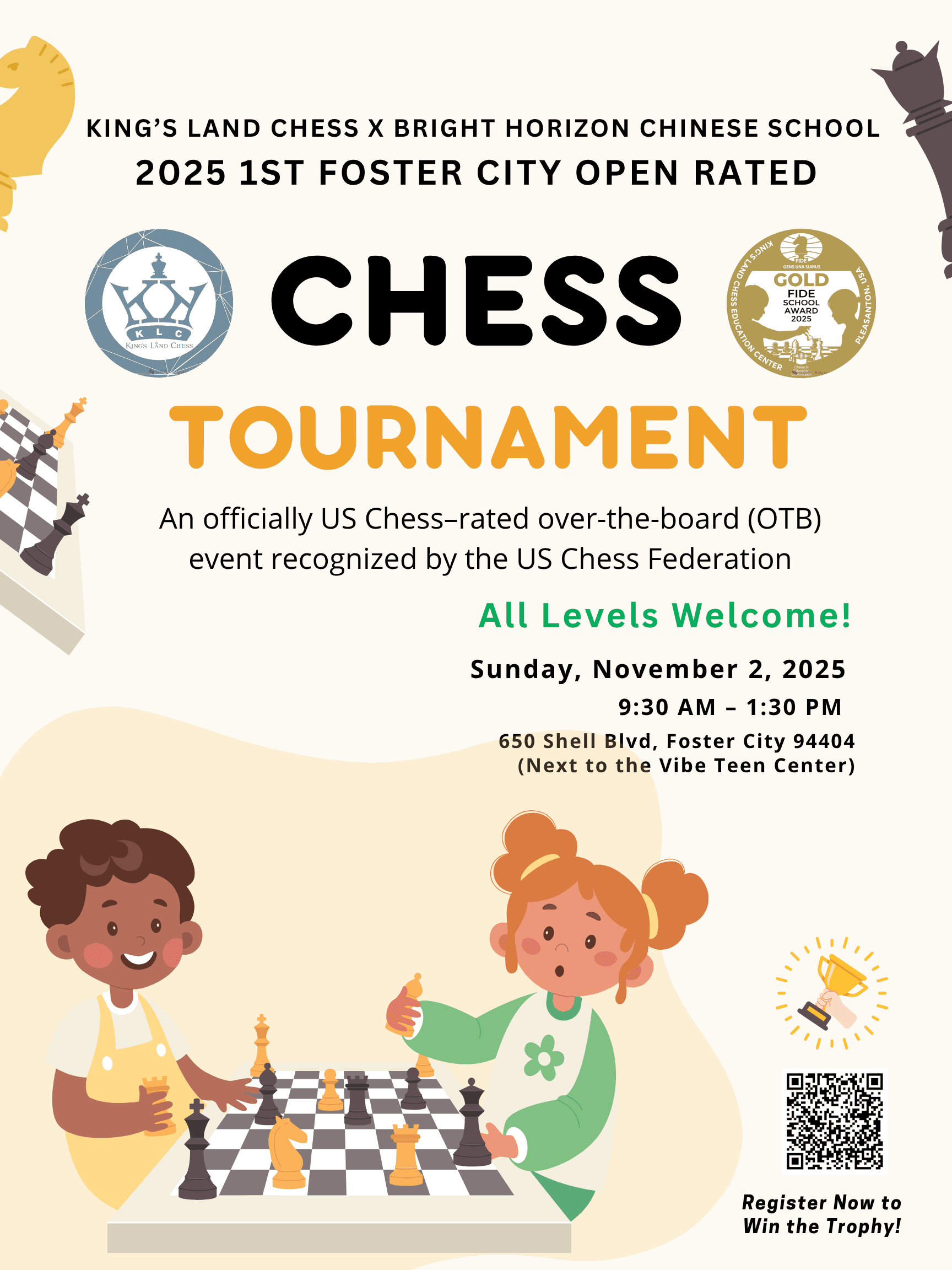 KLC Foster City Chess Tournament 2025
